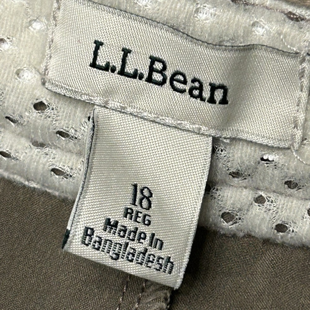 LL Bean Women's size 18 Reg Water-Repellent Comfort Trail Skort‎ Mid-Rise 290595 - Picture 7 of 7